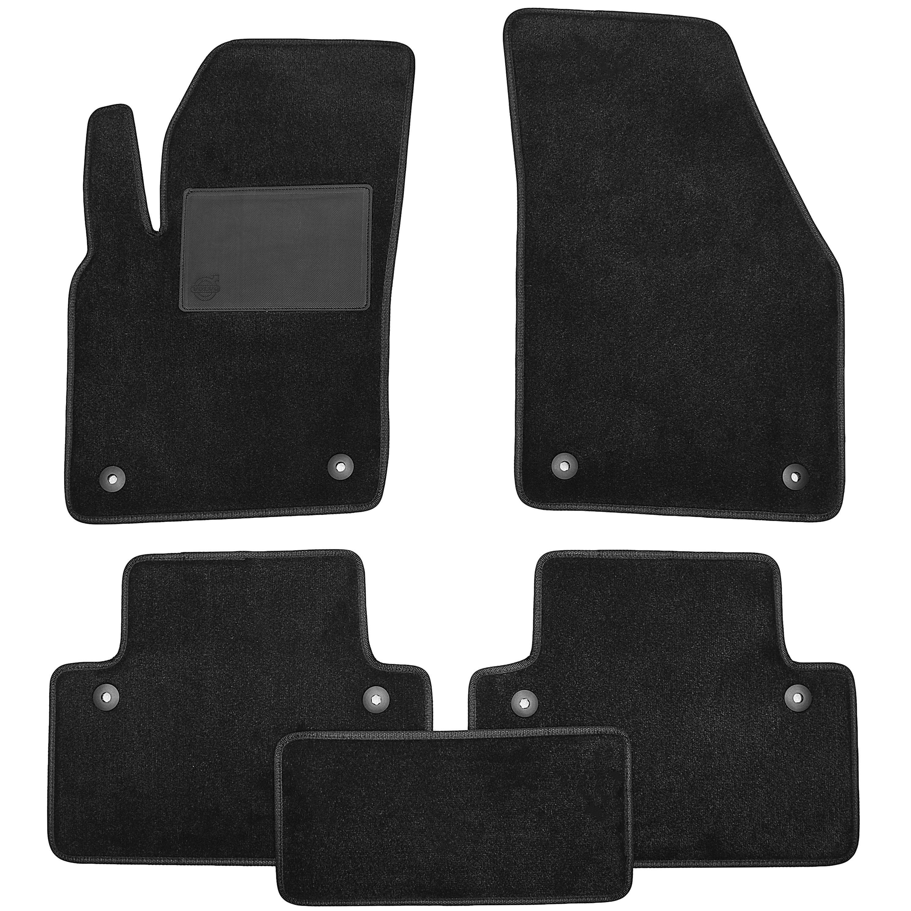 Коврики в салон для Volvo S40 '04-12 текстильные Черный (165610)