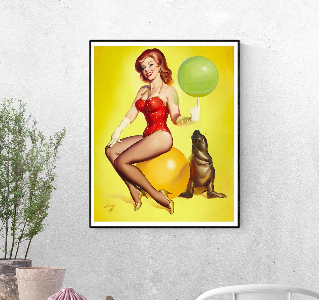 Постер Рыжая дрессировщица. Дональд Раст формат А-5 (pin_up1740028_Poster)