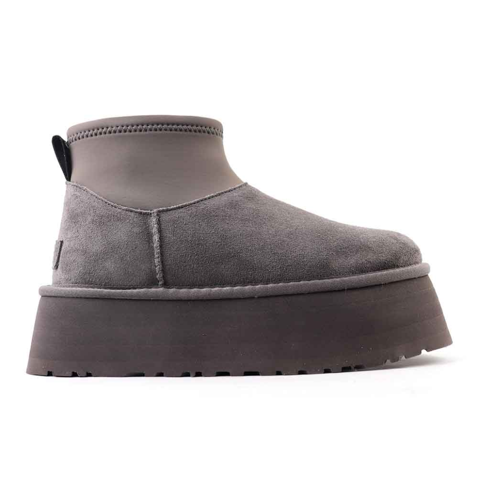Уги жіночі UGG Classic Mini Dipper Platform Thundercloud р. 40 Сірий (16821)