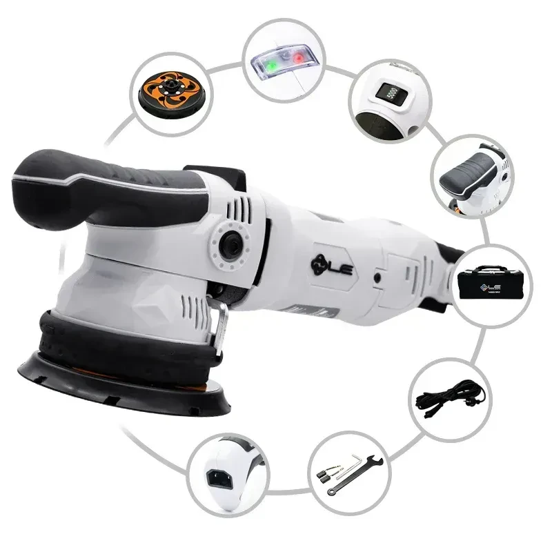 Машинка полировальная эксцентриковая Liquid Elements T4200 EU ход 15 мм - фото 5