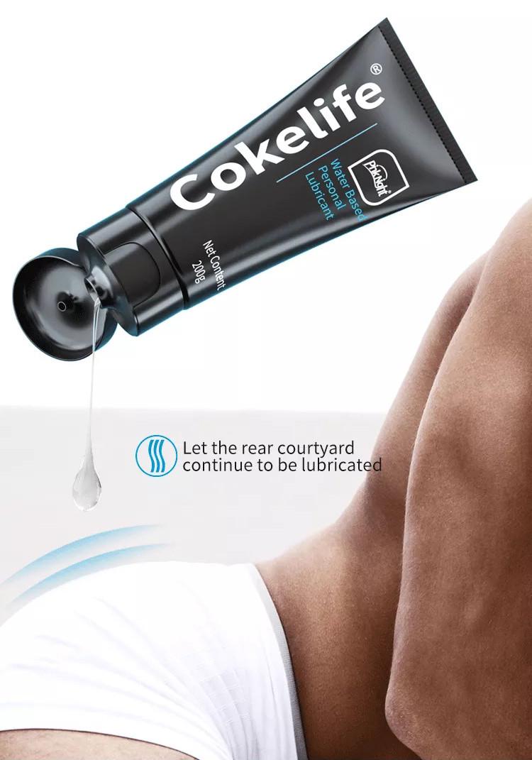 Гей-лубрикант CokeLife на водной основе в тубе 200 мл (AL-010) - фото 7 Гей-лубрикант CokeLife на водной основе в тубе 200 мл (AL-010) - фото 7