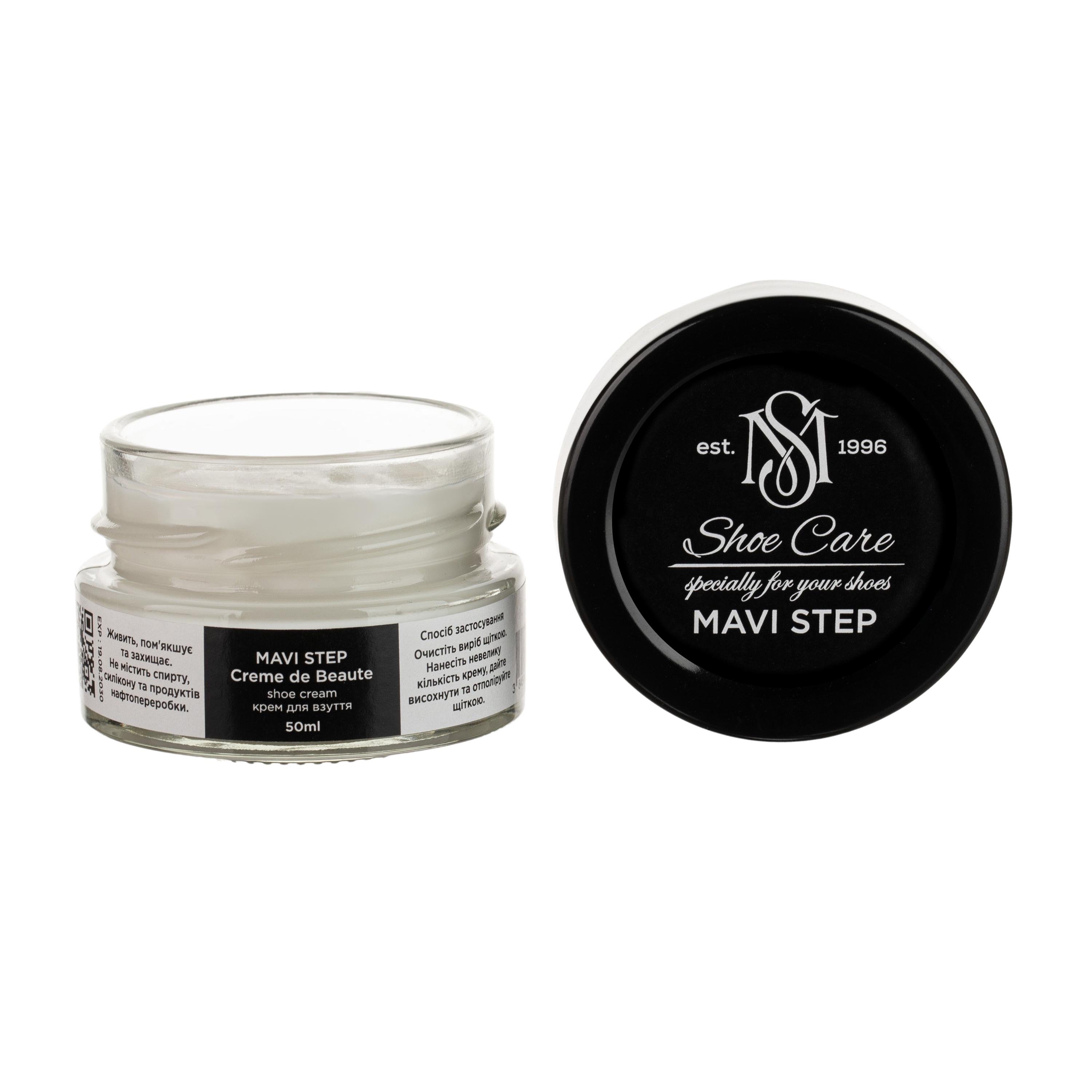 Крем для обуви и кожи Mavi Step Creme de Beaute 50 мл Нейтральный (C01/100/050) - фото 1