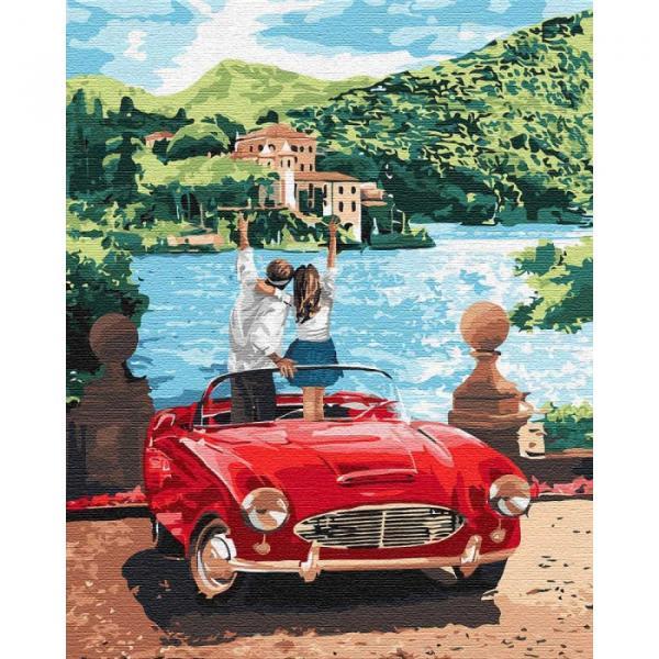 Набор для росписи по номерам Идейка Путешествующи вдвоем 40х50 см (КНО4760-mt)
