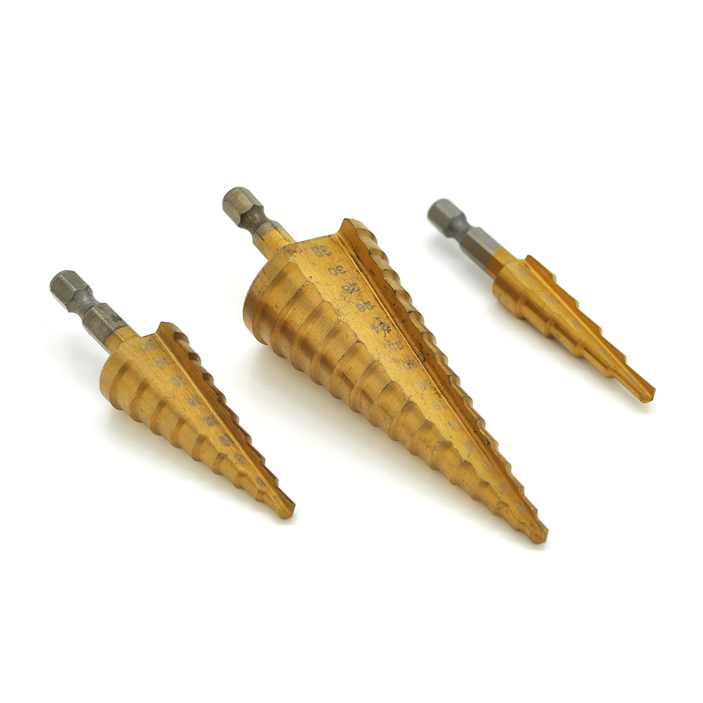 Набір свердел ступінчатих Yoso HSS для металу та пластику 4-12/4-20/4-32 мм (26252273)