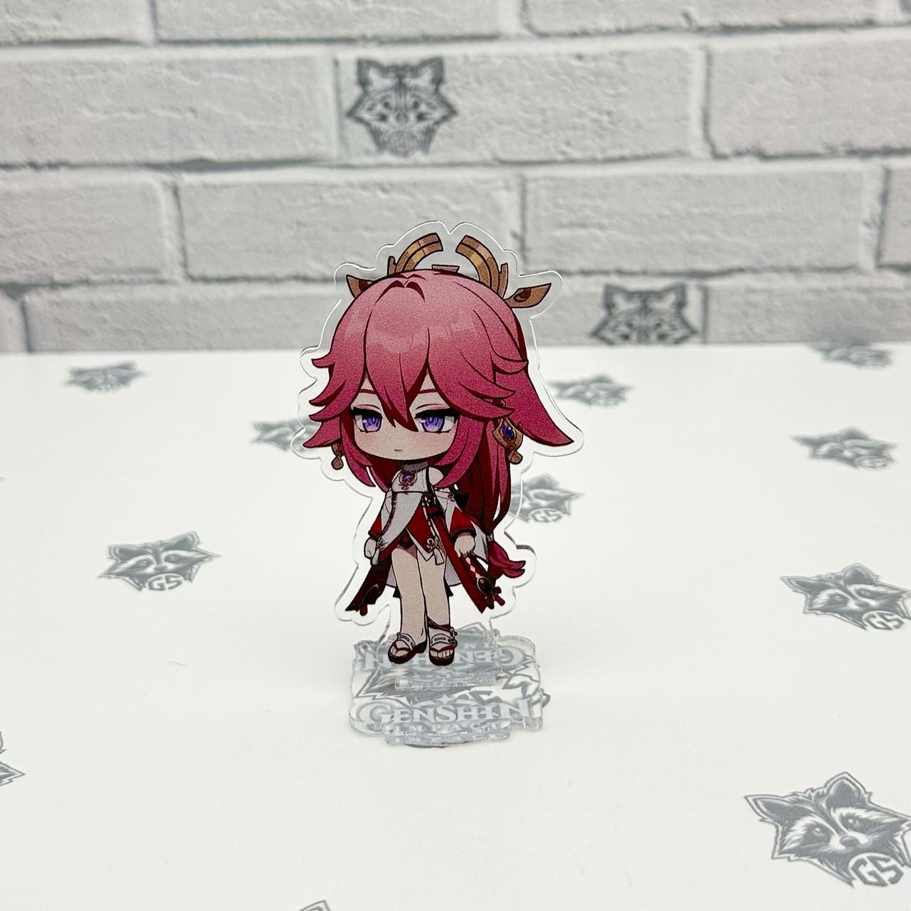 Фигурка коллекционная акриловая Chibi Genshin Impact Яэ Мико 10 см (2220329238)