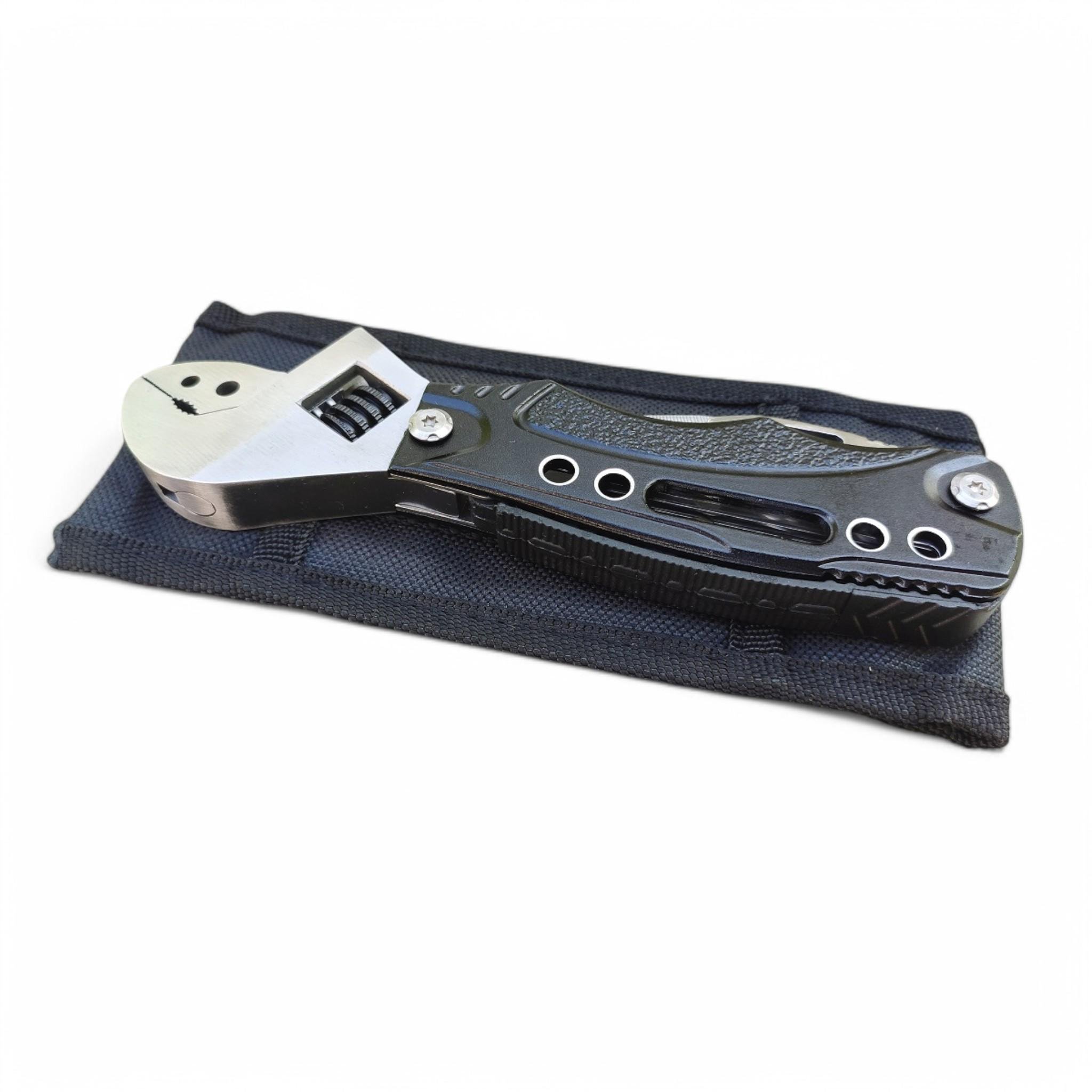 Мультитул-разводной ключ Traveler Premium Wrench 6в1 с набором бит в чехле (25676264)