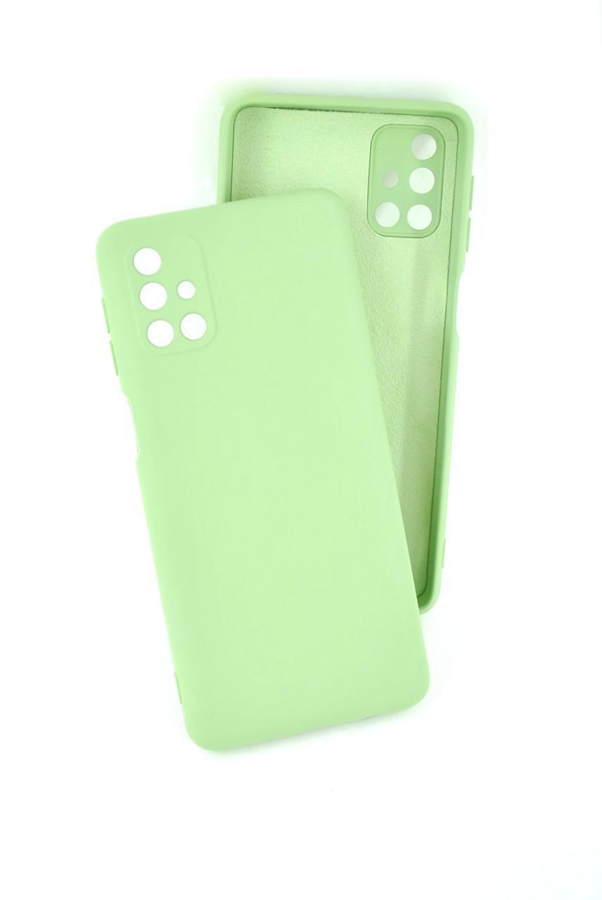 Чохол для телефону Samsung M31s / M317f Silicone Soft Touch Light green