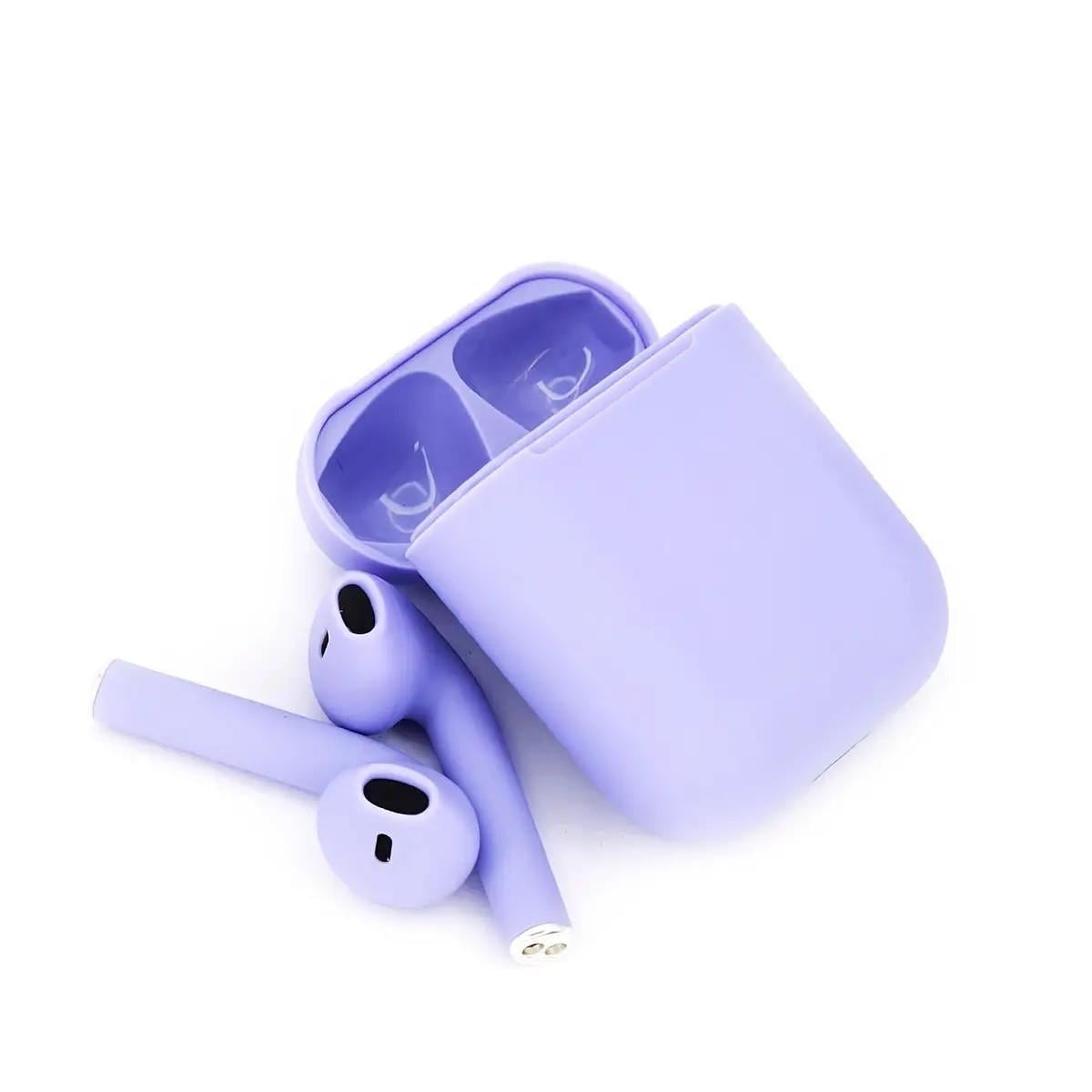 Наушники беспроводные inPods i12 Macaron TWS Air 2 Лиловый