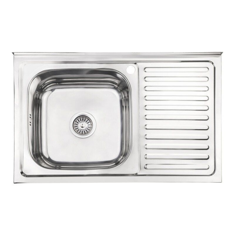 Мийка для кухні Lidz LIDZ5080LPOL08 800x505 мм (75140)