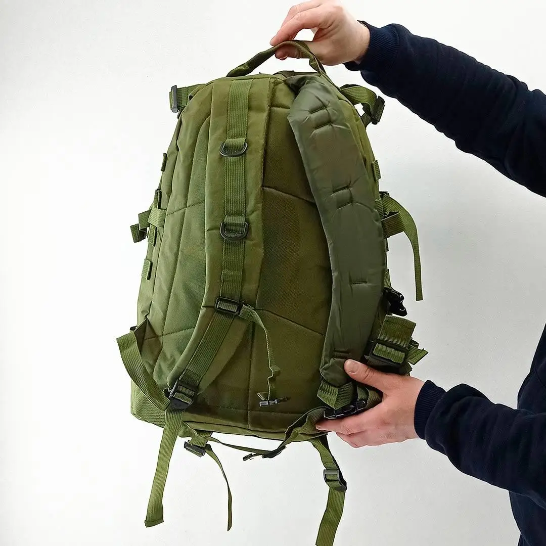 Рюкзак тактичний Tactical Raid похідний 40 л Olive (601-olive) - фото 5 Рюкзак тактичний Tactical Raid похідний 40 л Olive (601-olive) - фото 5