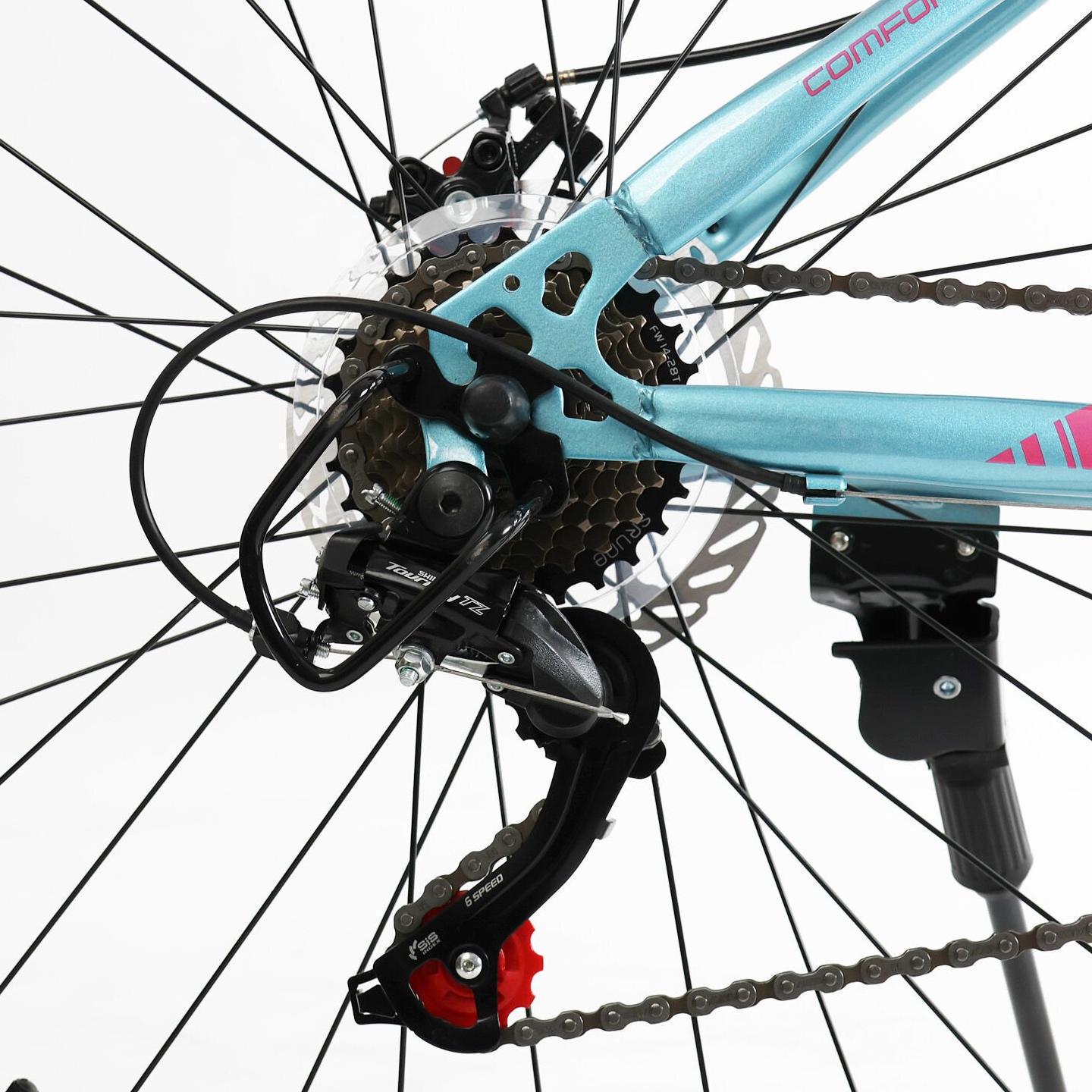 Велосипед горный Corso Amber 27,5" рама 15" Голубой - фото 6 Велосипед горный Corso Amber 27,5" рама 15" Голубой - фото 6