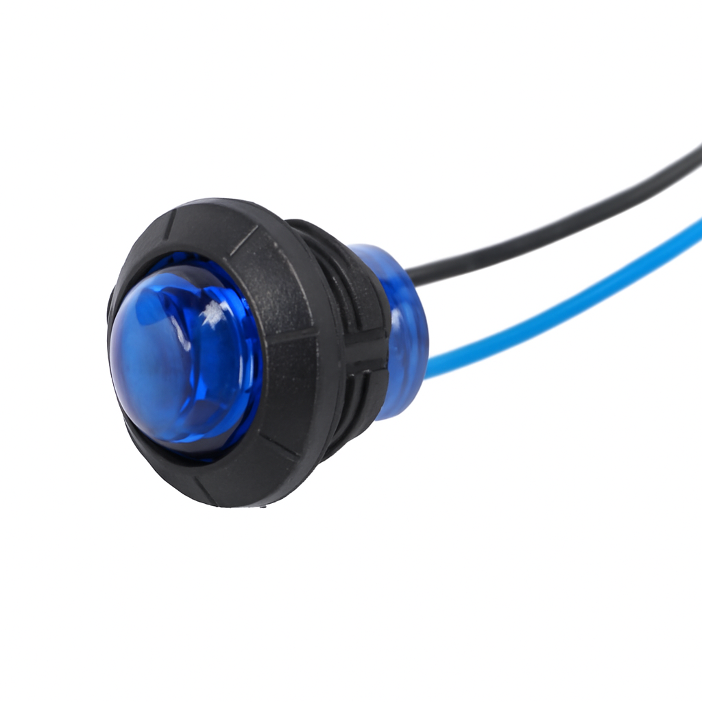 Ліхтар круглий 12 В/24 В для вантажівок/легкового причепа/фури Синій