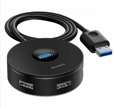 Хаб USB Baseus 1хUSB 3.0/3хUSB 2.0 1 метр - фото 2