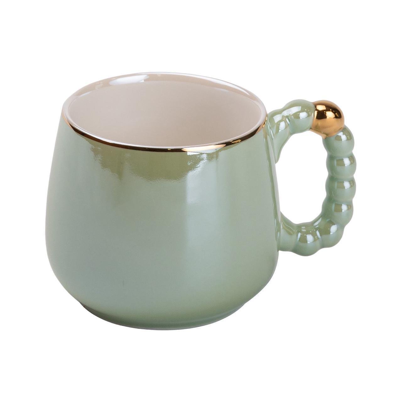 Чайный набор на 6 персон с заварочным чайником и керамической подставкой Зеленый - фото 3 Чайный набор на 6 персон с заварочным чайником и керамической подставкой Зеленый - фото 3