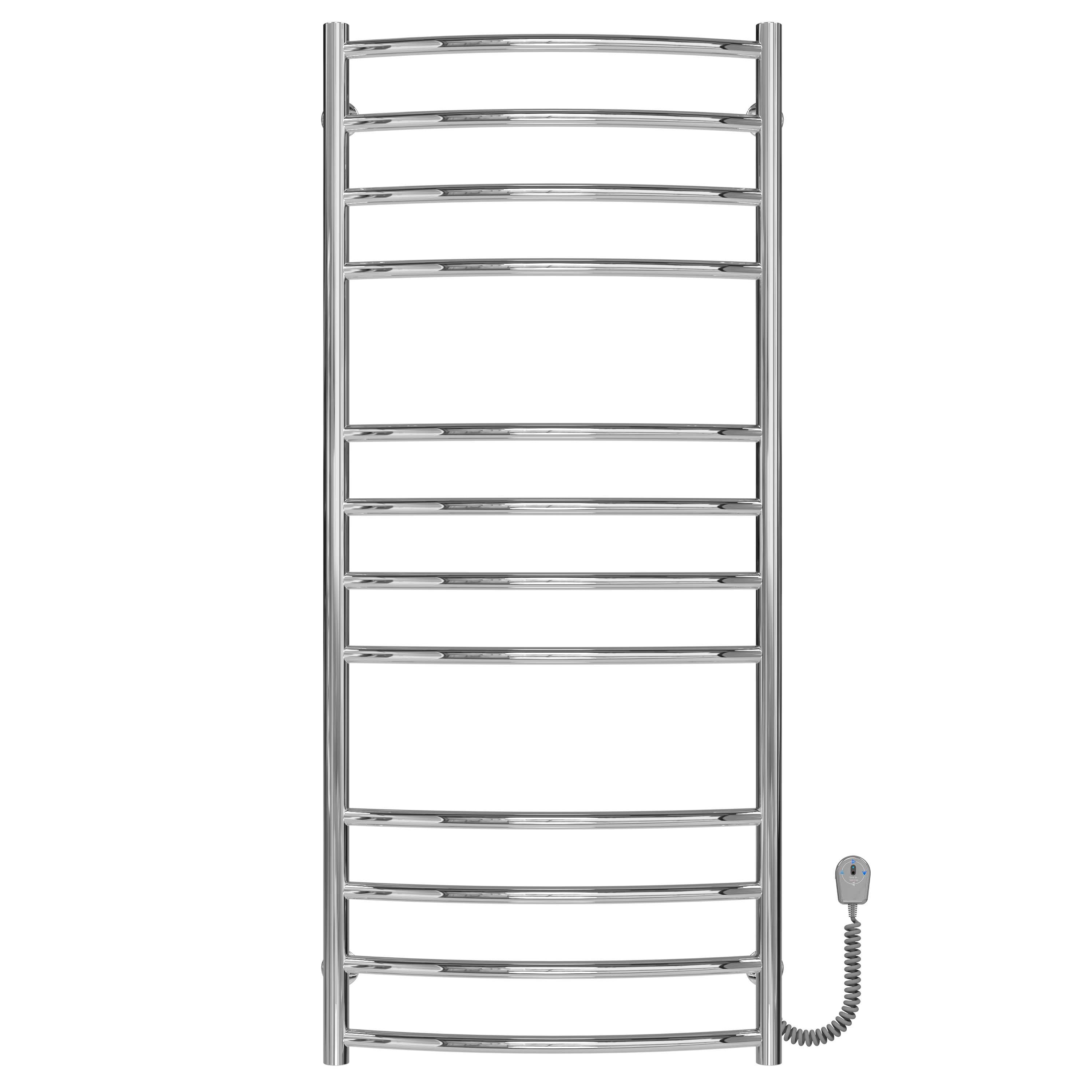 Полотенцесушитель электрический Deffi Классик Элит П12 EF16 правое подключение нержавеющая сталь 500х1200 мм Хром (C.KE.120.50.12.ECR5)