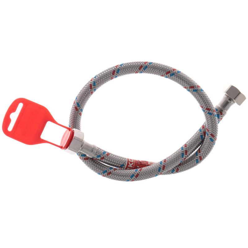 Шланг для підключення води гнучкий KOER гайка 1/2"-гайка 1/2" 60 см (KR0255)