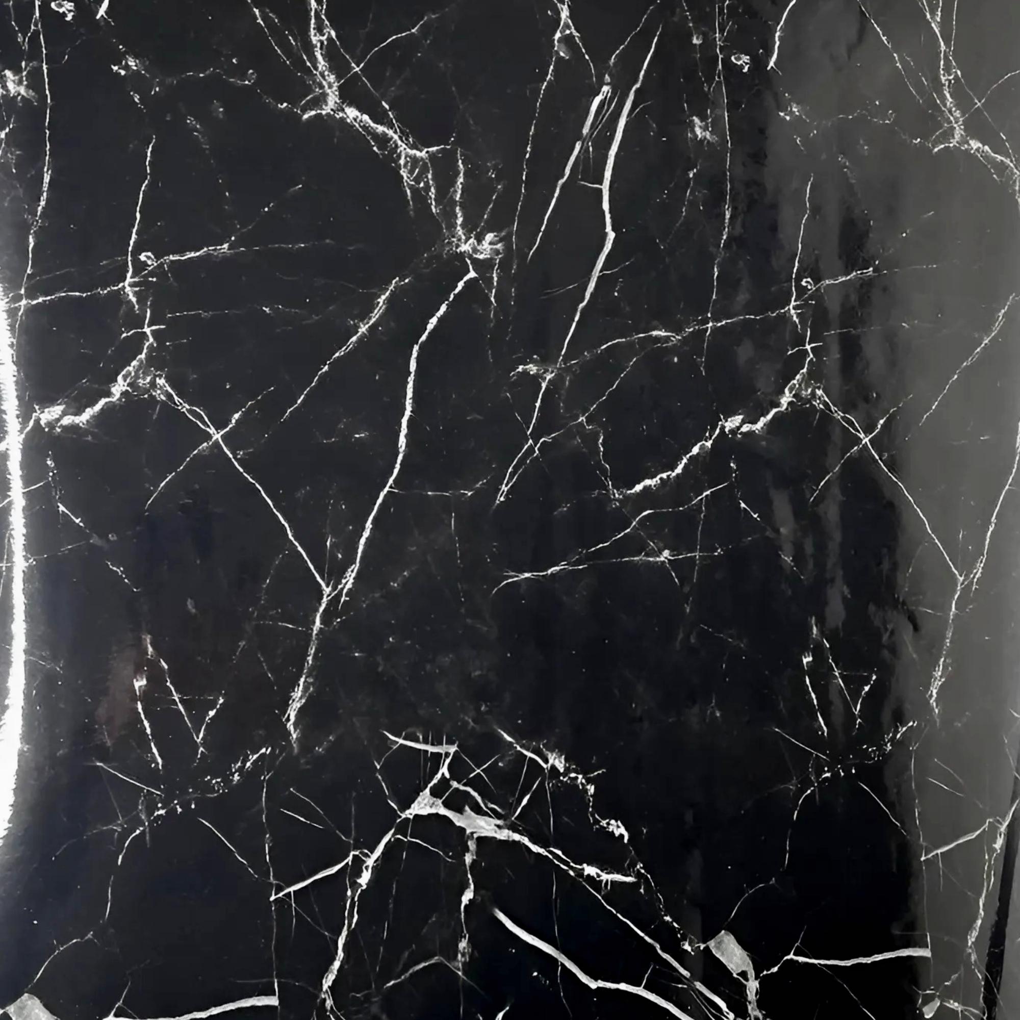 Самоклейка наклейка для кухні 60х500 см Чорний мармур - фото 2 Самоклейка наклейка для кухні 60х500 см Чорний мармур - фото 2