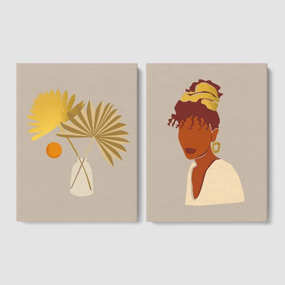 Картина модульная Malevich Store Доминиканка из двух частей 123x80 см (MK21239)