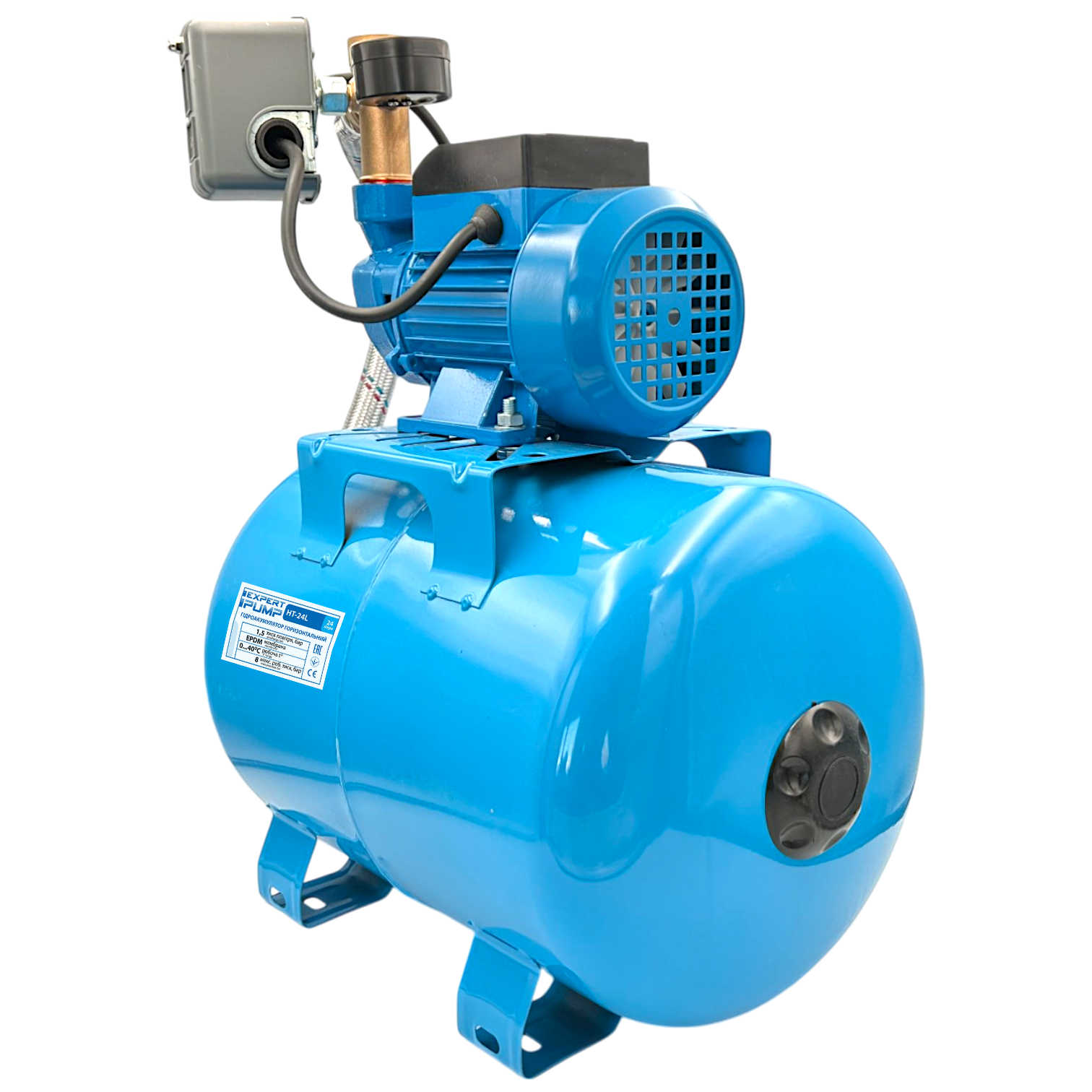 Автоматическая насосная станция EP QB60/24 370 Вт H=35 м Q=35 л/мин - фото 4