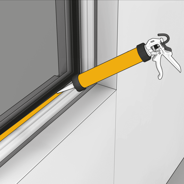 Герметик для структурного скління Sikasil WS-605 S УФ стійкий силіконовий 600 мл 20 шт. Чорний - фото 4