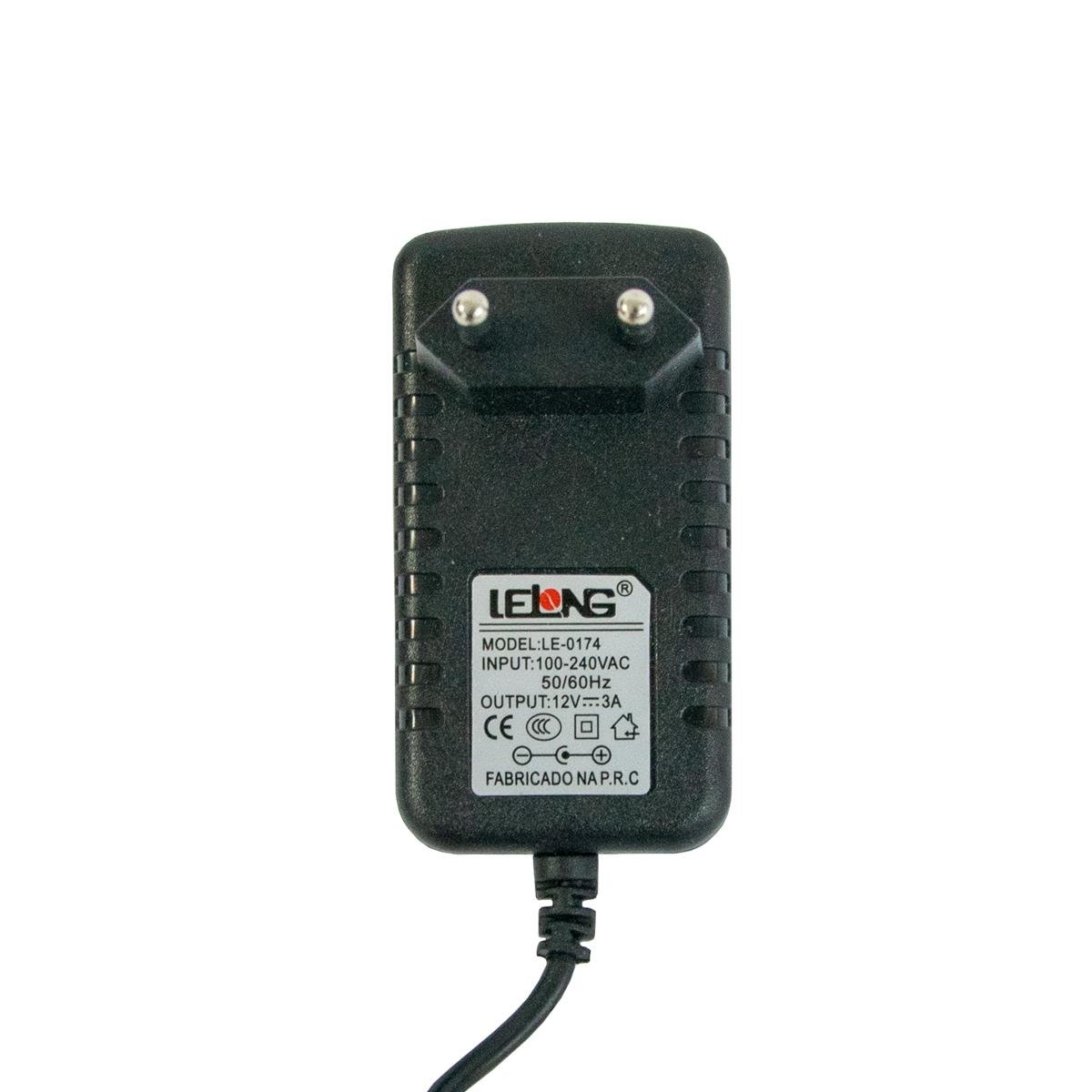 Адаптер сетевой Power Adapter LeLong LE-0174 12 V 1 А 5,5х2,5 мм Черный (1009875-12) - фото 5