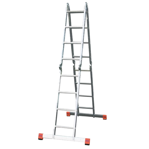 Лестница трансформер Krause MultiMatic 4х4 рабочая высота 2,3-5,75 м с максимальной нагрузкой до 150 кг (29703883)