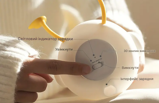 Нічник каченя з квіткою дитячий силіконовий led (kyl-8) - фото 6 Нічник каченя з квіткою дитячий силіконовий led (kyl-8) - фото 6