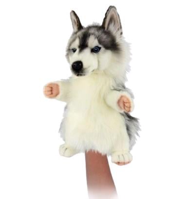 М'яка іграшка на руку Hansa серія Puppet Хаскі 33х19 см