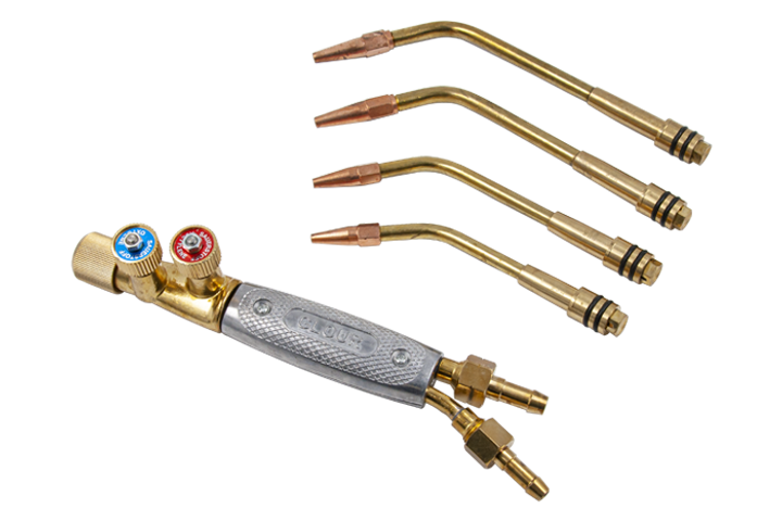 Горелка сварочная Whicepart H02-6 кислородно-пропановая с набором трубок 1-5 мм