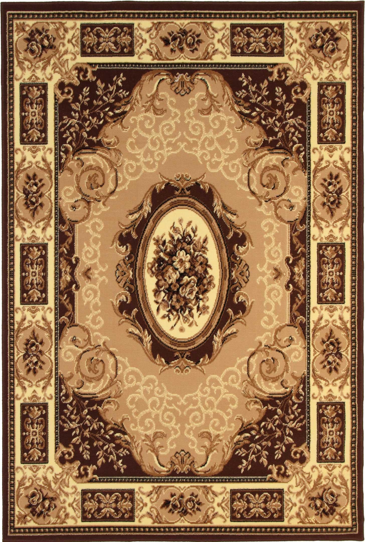 Ковер Karat Gold 242/12A 1,6x2,25 м прямоугольный Коричневый (00-00004999)