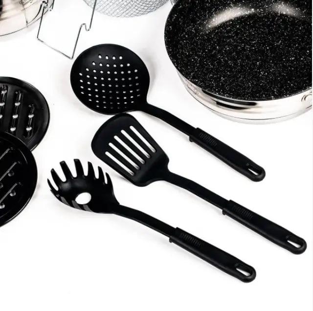 Набор посуды German Family из нержавеющей стали 21 пр. (1235) - фото 4 Набор посуды German Family из нержавеющей стали 21 пр. (1235) - фото 4