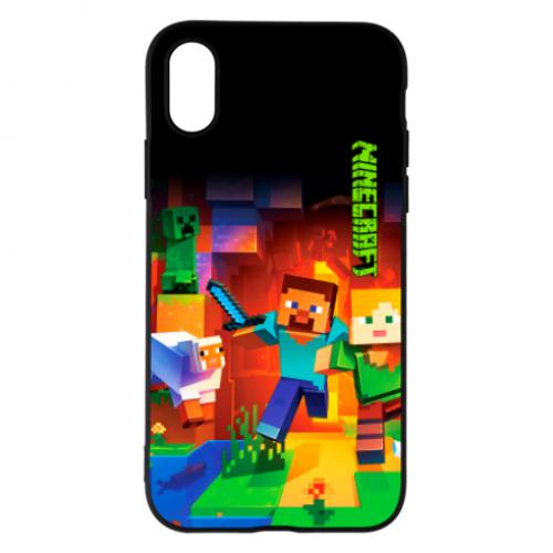 Чехол для iPhone X/Xs Майнкрафт (9993089-2-160754)