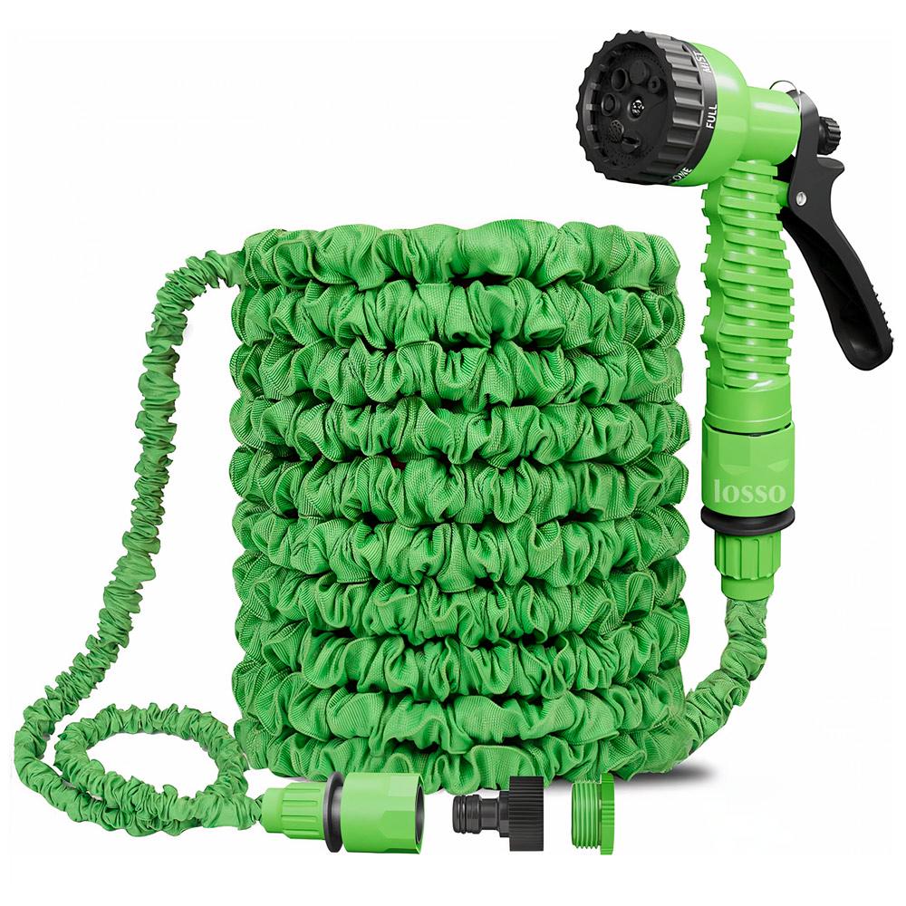 Шланг для полива растяжимый LOSSO MY-186 Magic Hose с пистолетом-распылителем 15 м (452196404) Шланг для полива растяжимый LOSSO MY-186 Magic Hose с пистолетом-распылителем 15 м (452196404)