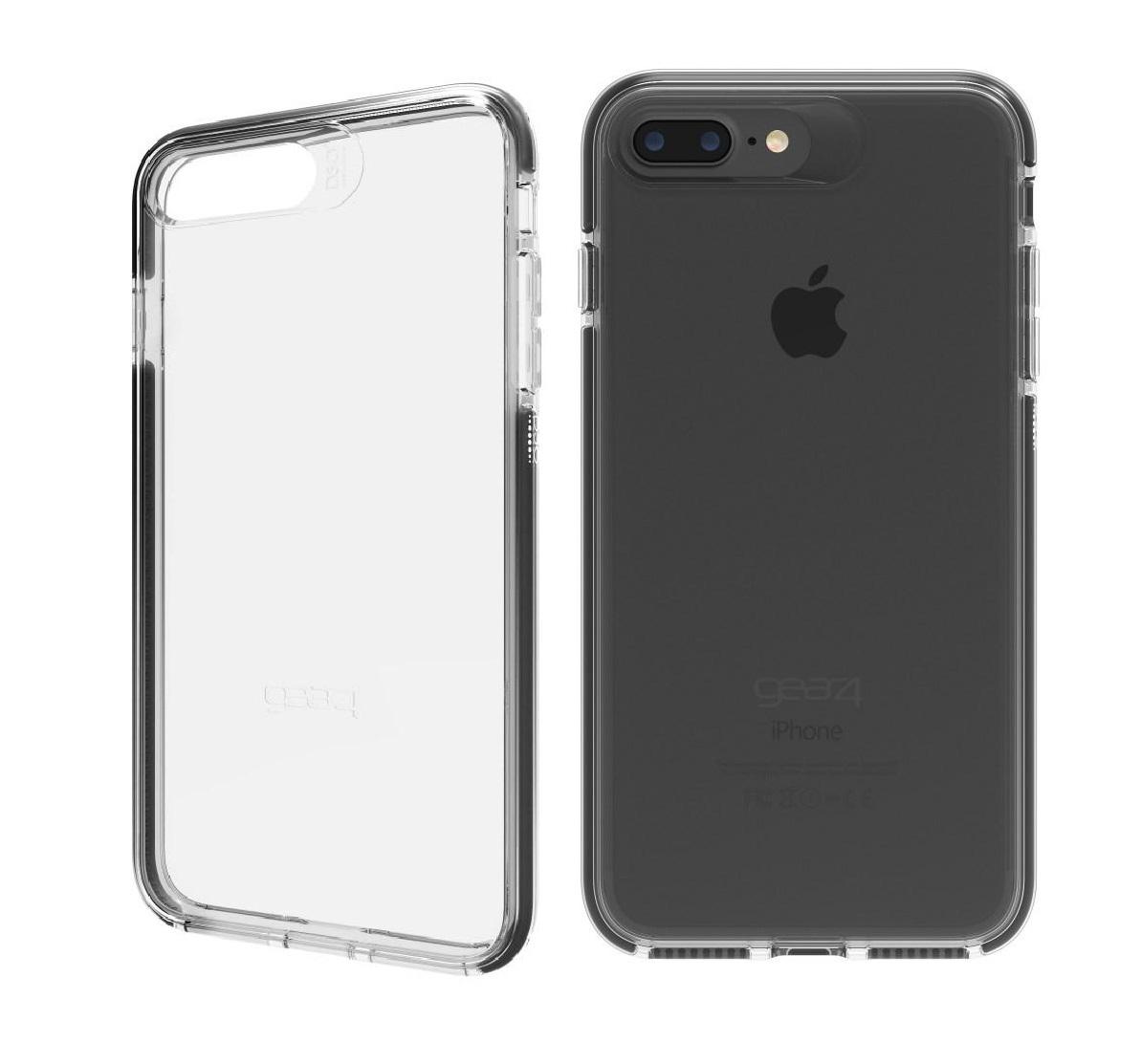 Противоударный прозрачный чехол Gear4 Piccadilly D3O с антимикробным покрытием для Iphone 6/6S/7/8 Plus 5.5" Black Противоударный прозрачный чехол Gear4 Piccadilly D3O с антимикробным покрытием для Iphone 6/6S/7/8 Plus 5.5" Black