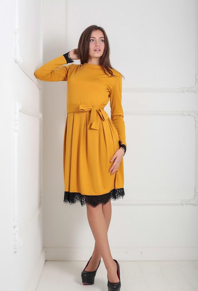 Платье женское Podium Kallagis 20853-MUSTARD M Горчичный