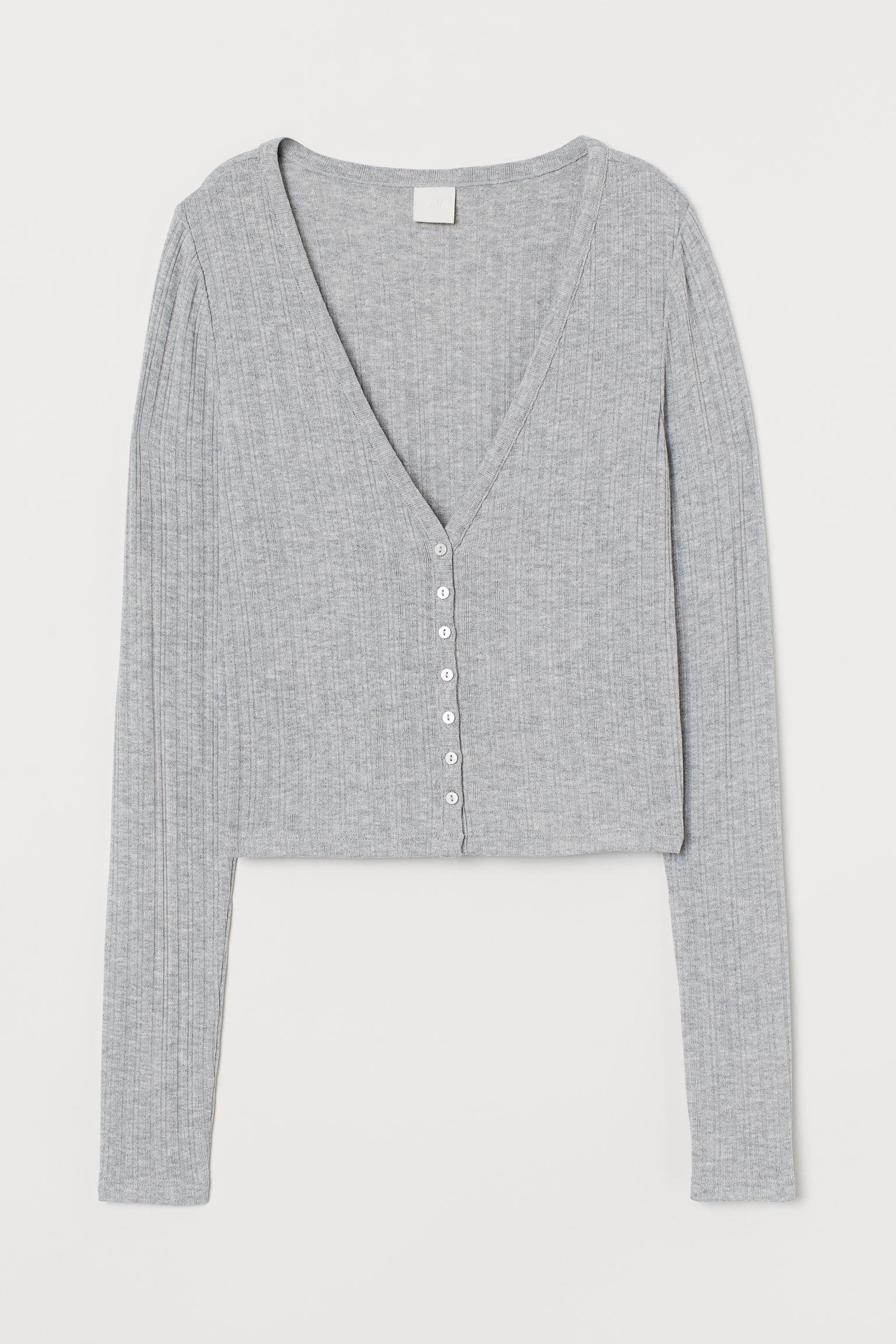 Кардиган H&M L Светло-серый (12048925582) Кардиган H&M L Светло-серый (12048925582)