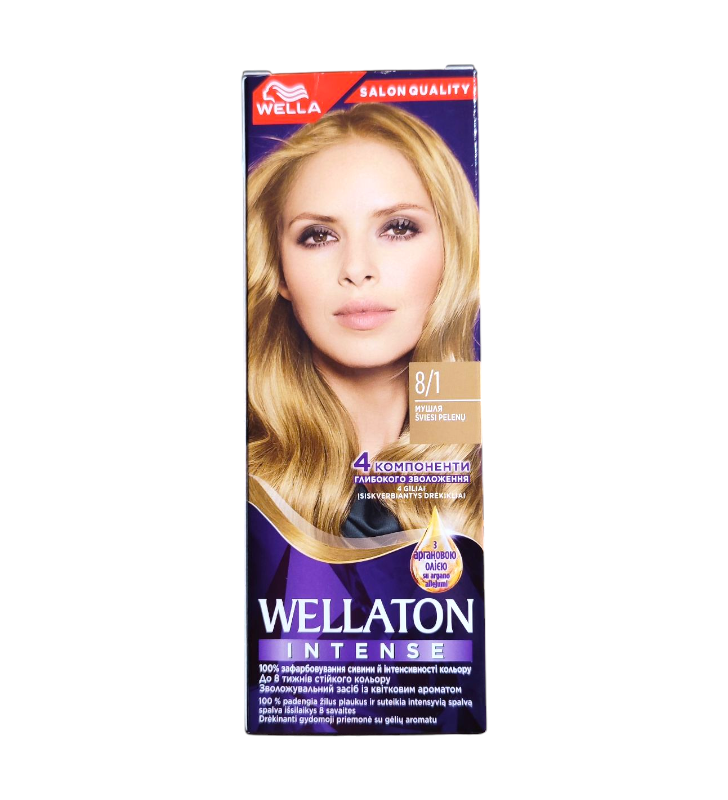 Крем-краска для волос Wellaton Intense 8/1 Ракушка 110 мл