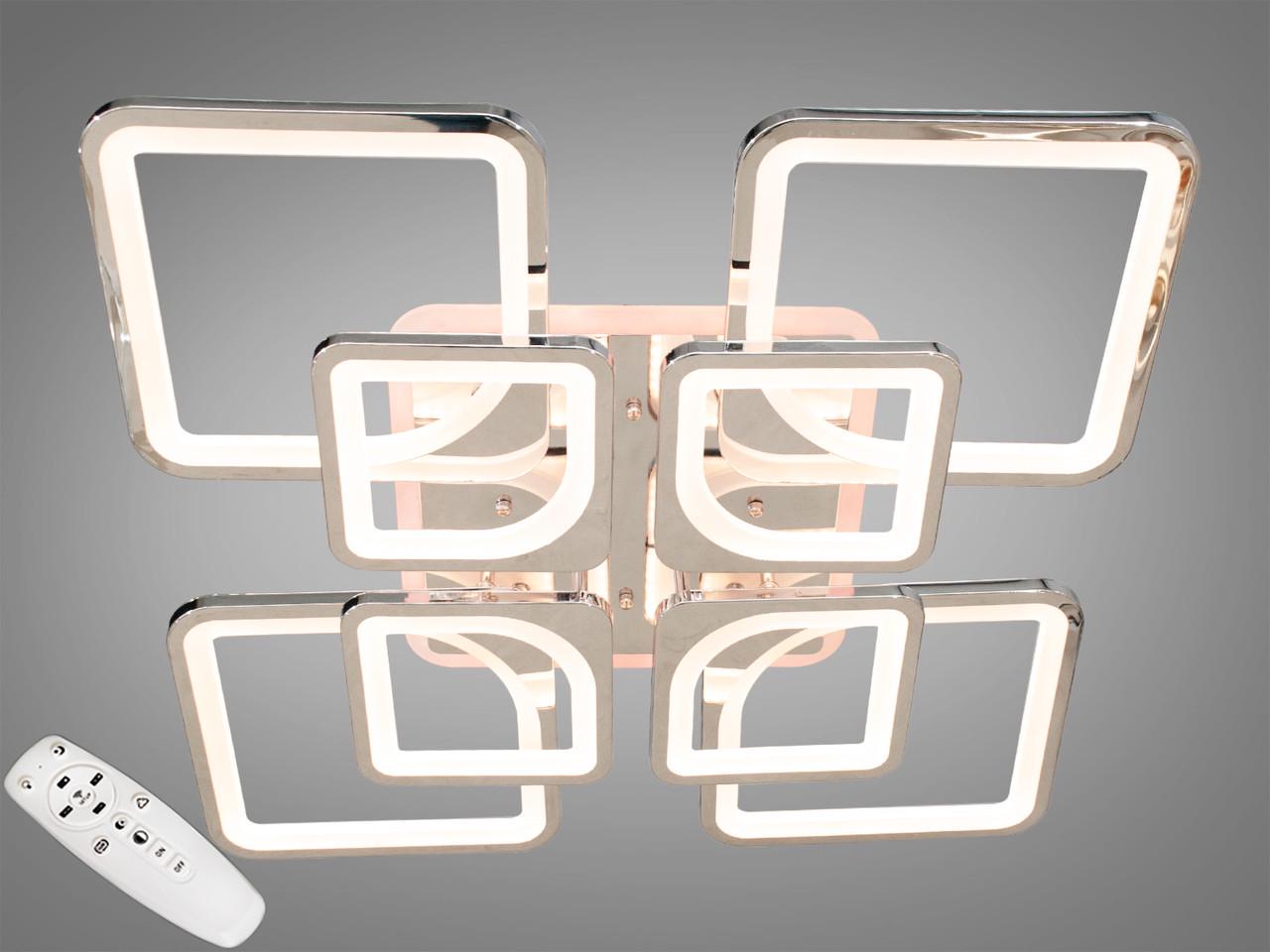 Люстра потолочная с димером LED 8060/4+4HR 3col dim (2437593347)