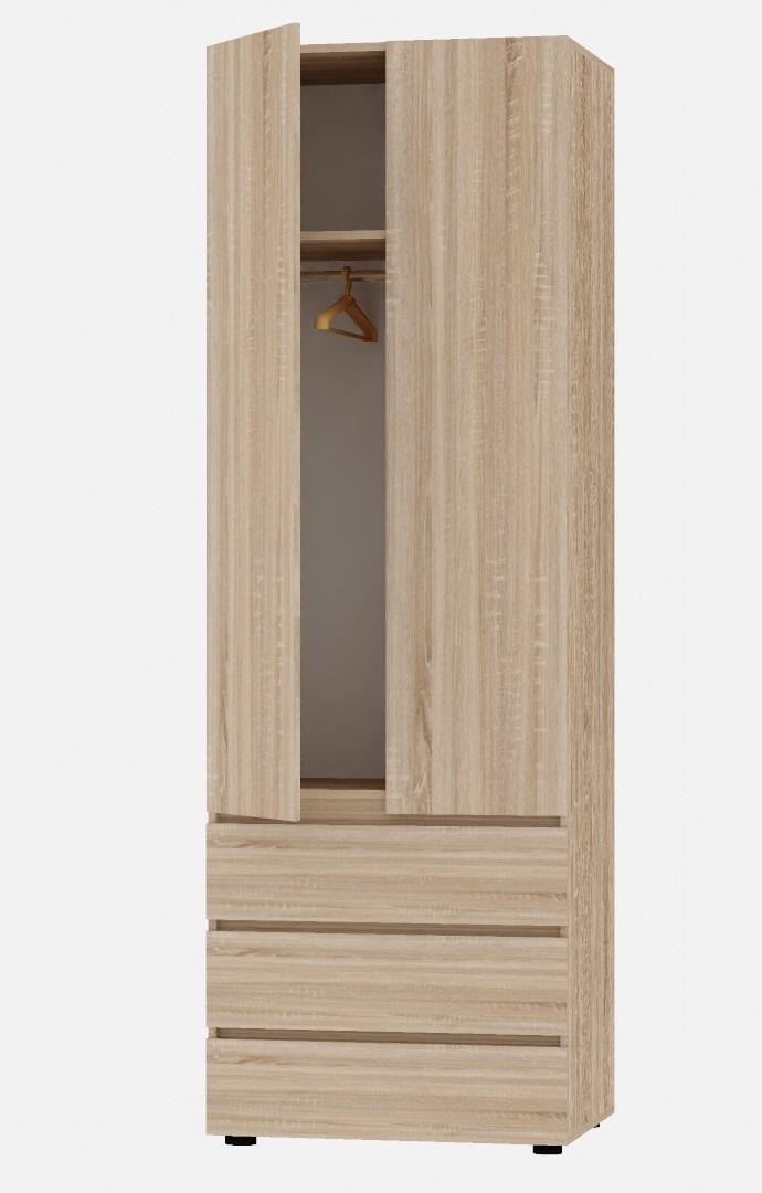 Шкаф Алекса СН-600-3т 60х50х218 см Дуб сонома (67177)