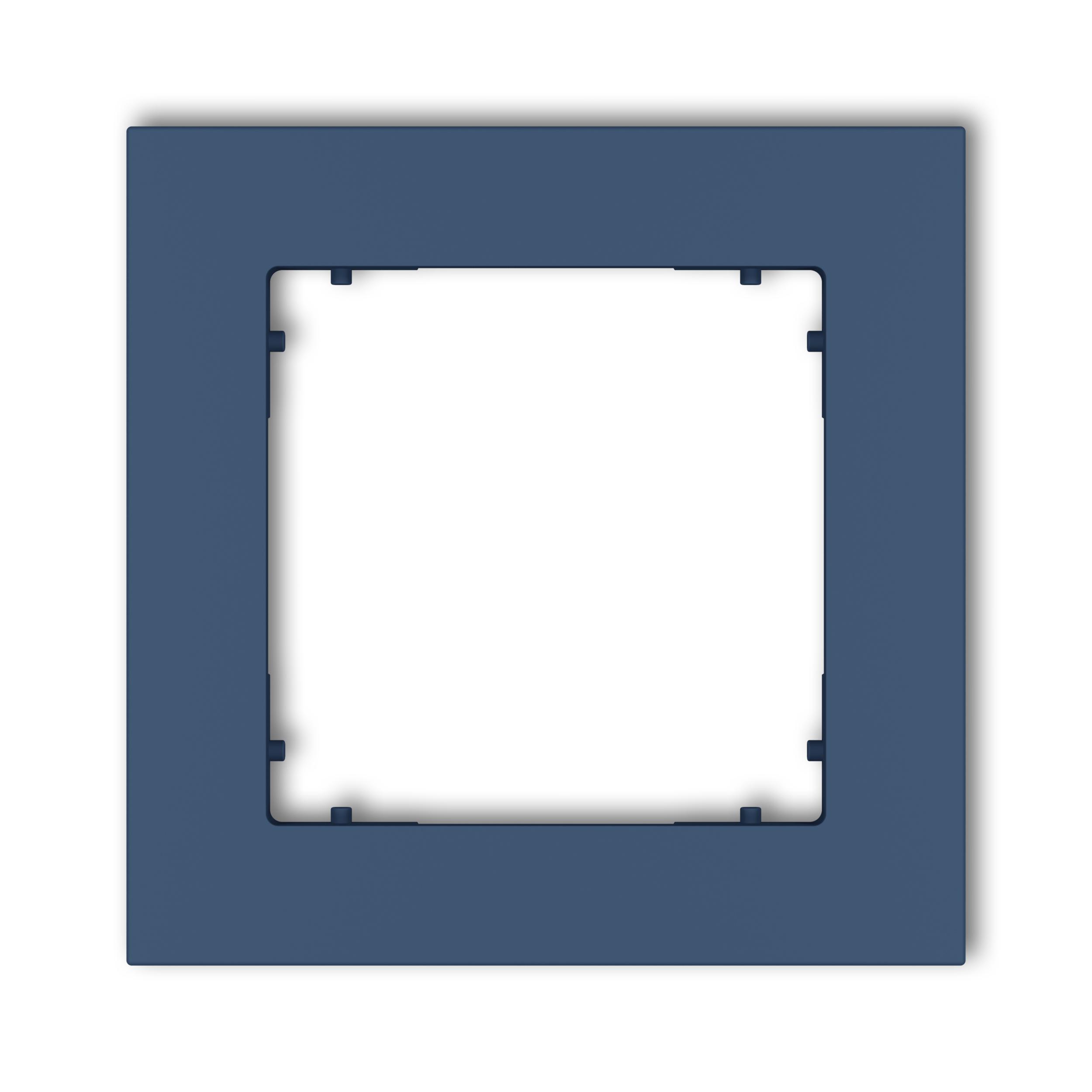 Рамка одинарная универсальная Karlik Mini Navy Blue (64MR-1) Рамка одинарная универсальная Karlik Mini Navy Blue (64MR-1)