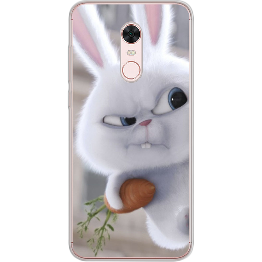 Чохол BoxFace Xiaomi Redmi 5 Plus Rabbit Snowball Прозорий силікон (32522-up1116-32522)