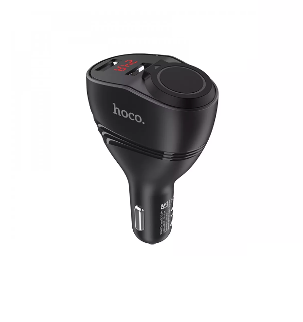 Зарядное устройство автомобильное Hoco Z34 Thunder power Black