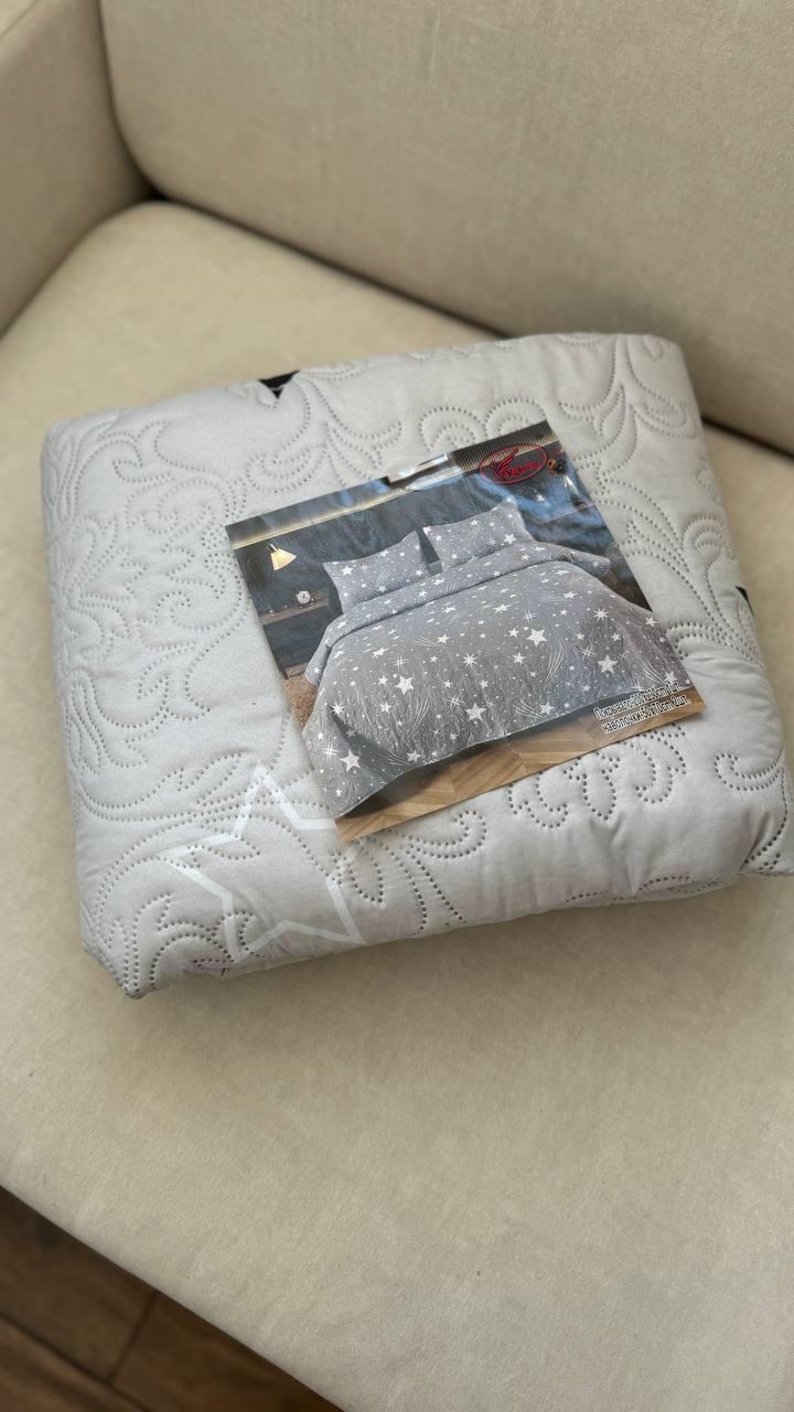 Ковдра літня бавовняна гіпоалергенна стьобана з наволочками 200х220 см (П4К-5106) - фото 3 Ковдра літня бавовняна гіпоалергенна стьобана з наволочками 200х220 см (П4К-5106) - фото 3