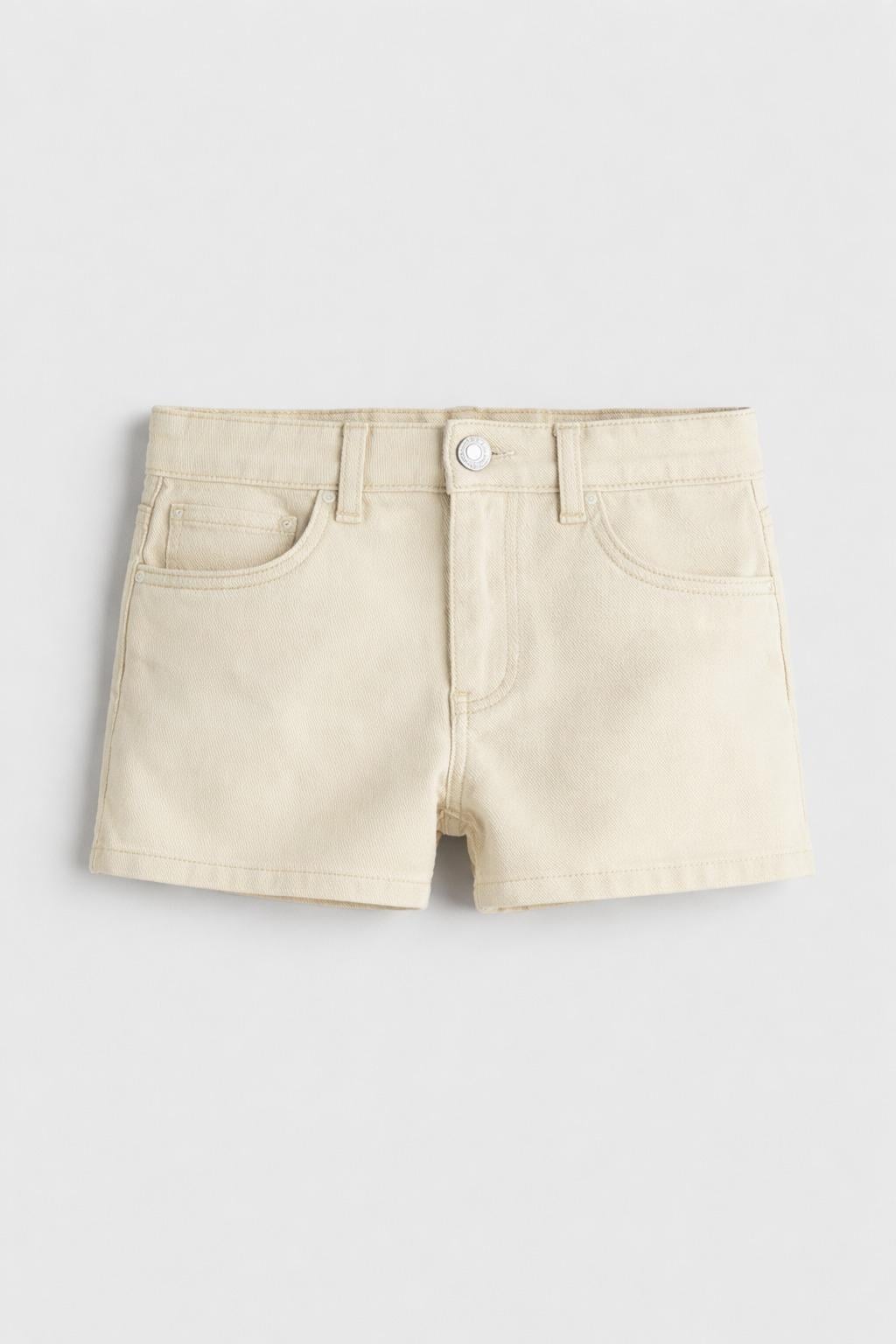 Шорты H&M 1274607 140 см Молочный
