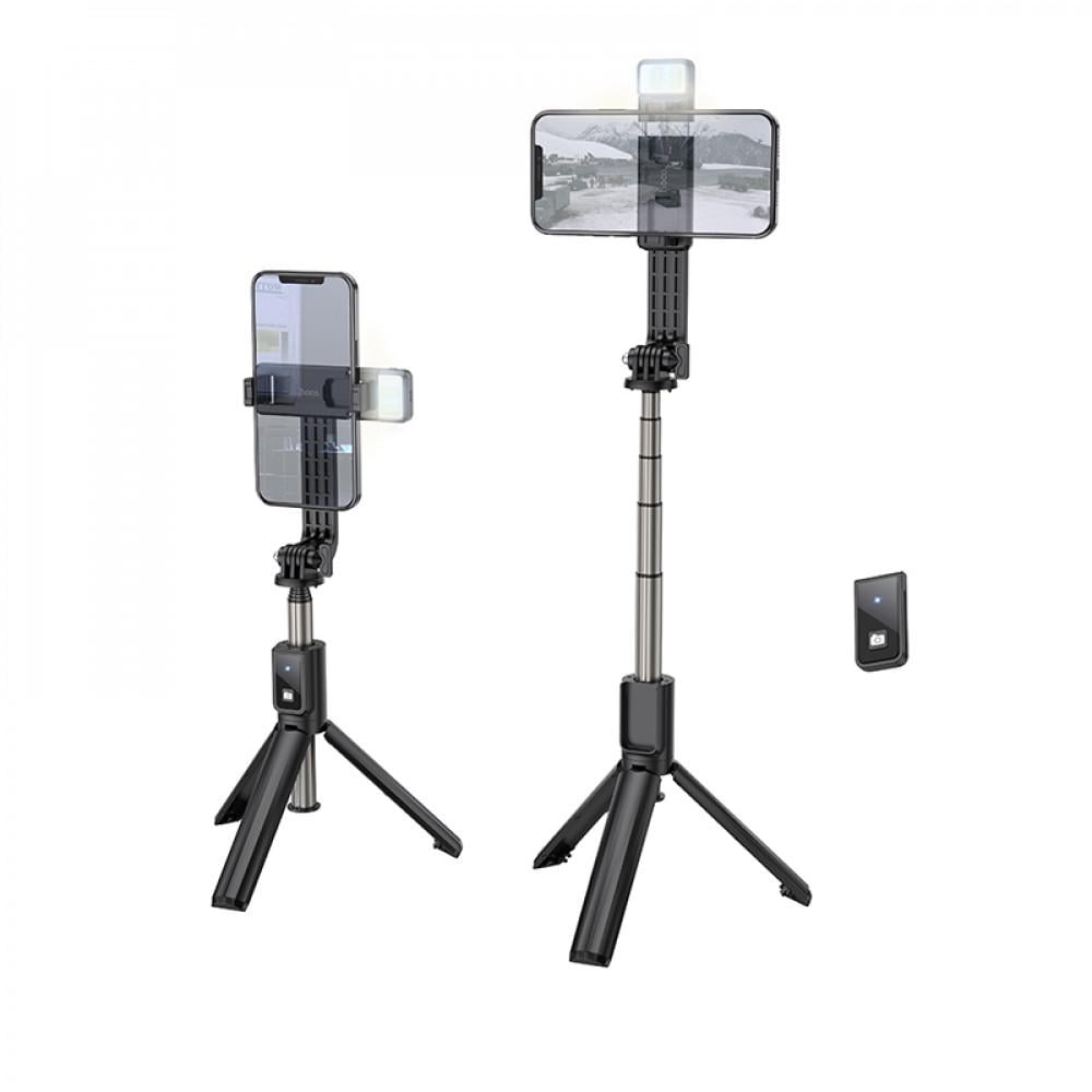 Селфи-монопод Hoco Live Broadcast Holder K15 Black - фото 4