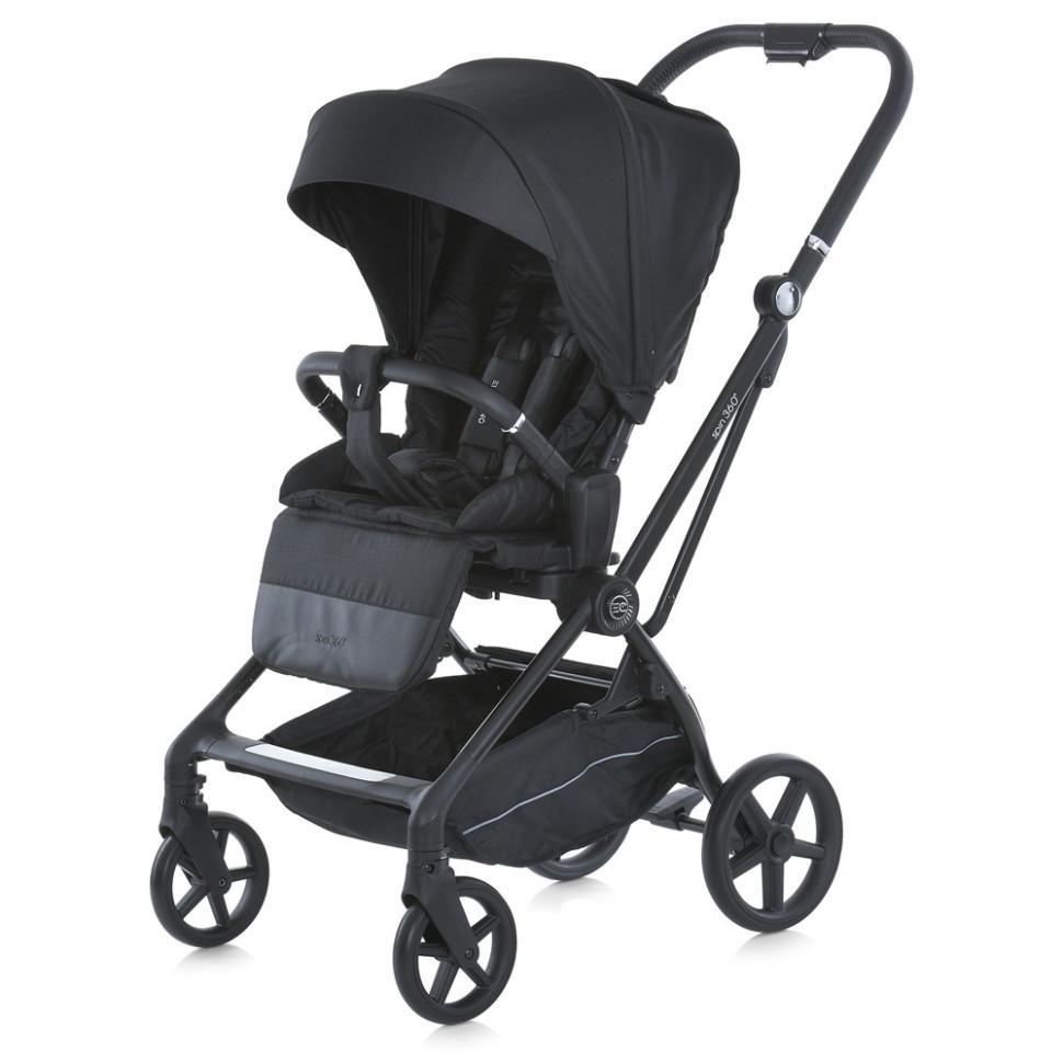 Коляска прогулянкова SPIN 360 ME 1138 Black (8776)