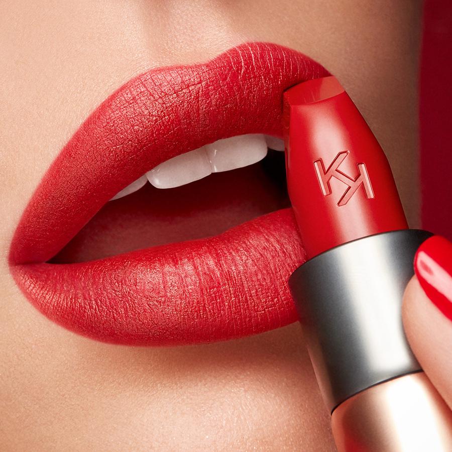 Помада Velvet Passion Matte Lipstick Kiko Milano 311 Красный мак - фото 3