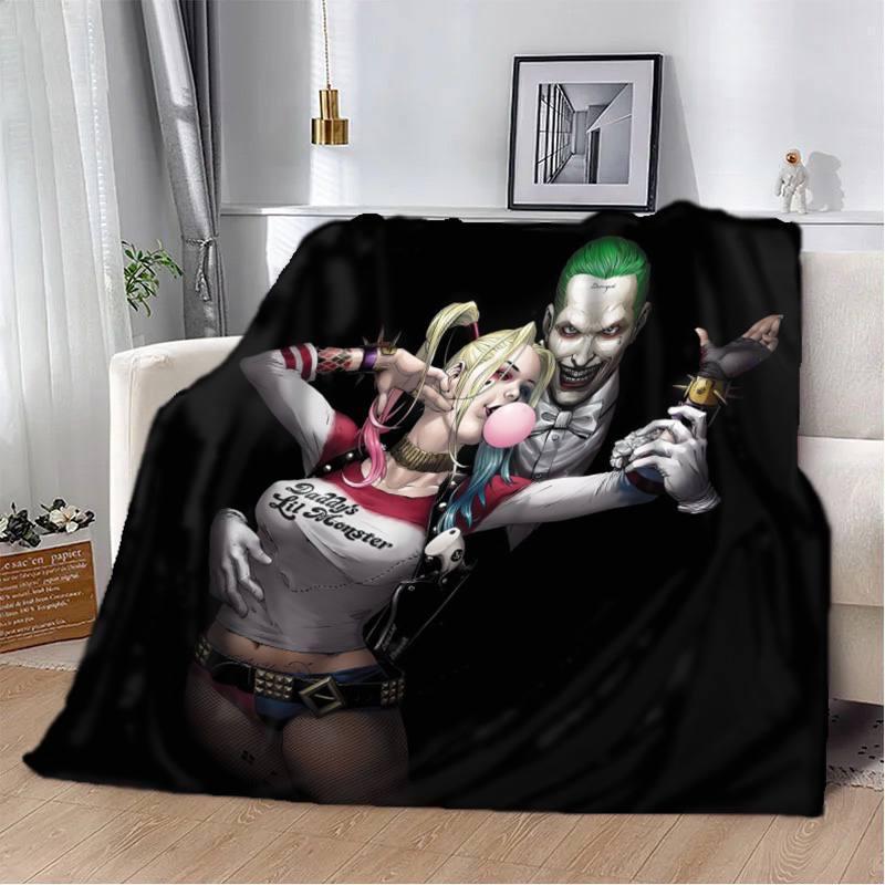 Плед 3D Харлі Квін і Джокер 135х160 см (12232)