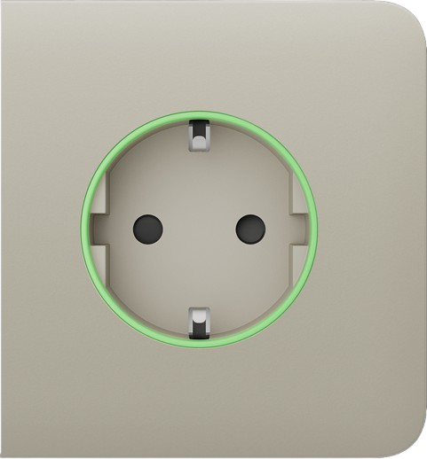 Фронтальная панель Ajax SideCover smart type F 55 для встроенной розетки Ivory (31022316)