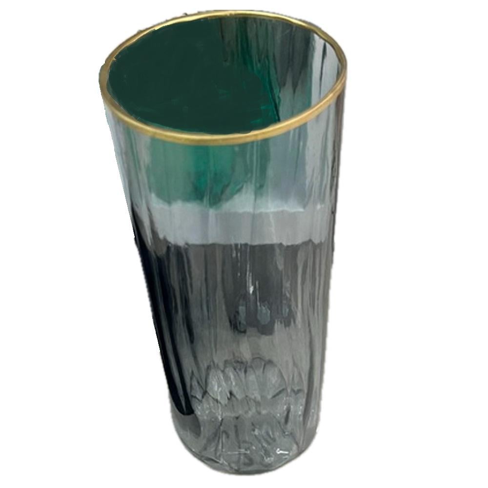 Стеклянная ваза Stenson Nectar R93911 26x10 см Прозрачный (604546)